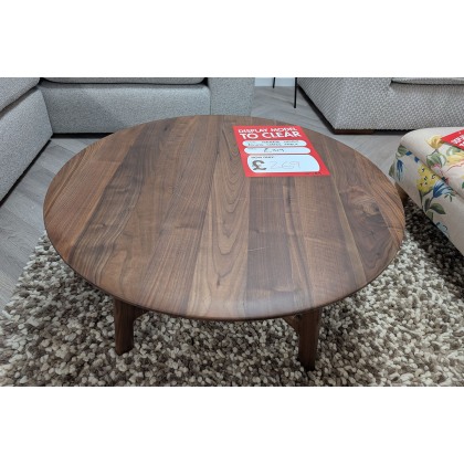 Ex-Display Newquay - Gallery Direct Madrid Round Coffee Table Walnut Ex-Display Newquay - Gallery Direct Madrid Round Coffee Table Walnut