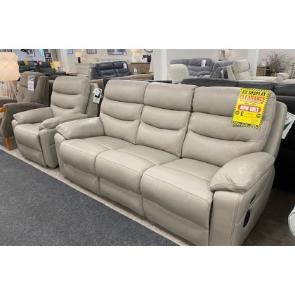 Ex-Display St Austell - Halo 3 Seater Power Recliner Sofa and Recliner Chair Ex-Display St Austell - Halo 3 Seater Power Recliner Sofa and Recliner Chair