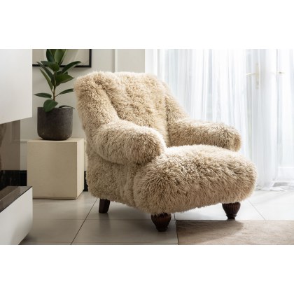 Tetrad Heritage Nappa Long Wool Sheepskin Chair Tetrad Heritage Nappa Long Wool Sheepskin Chair