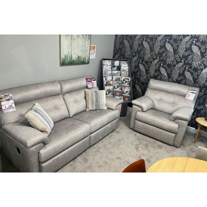Ex-Display Redruth - G Plan Laurie 3 Seater Power Recliner Sofa & Chair