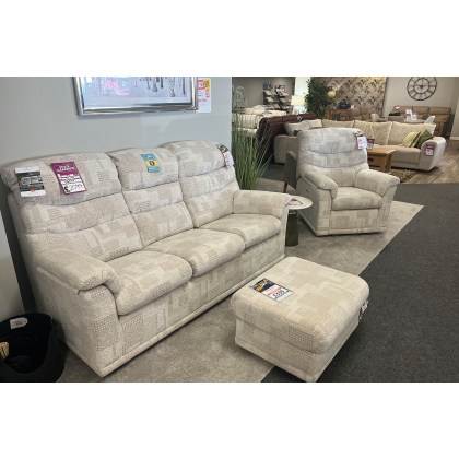 Ex-Display Redruth - G Plan Malvern 3 Seater Sofa, Power Recliner Chair & Footstool Ex-Display Redruth - G Plan Malvern 3 Seater Sofa, Power Recliner Chair & Footstool