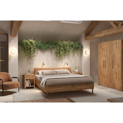 Midnight Lamulux Wood-Effect Bed Frame Midnight Lamulux Wood-Effect Bed Frame
