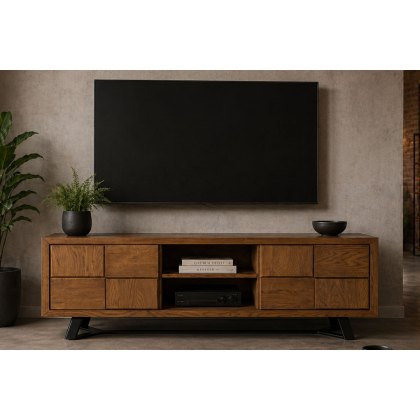 Soho Solid Oak Camden TV Unit Soho Solid Oak Camden TV Unit