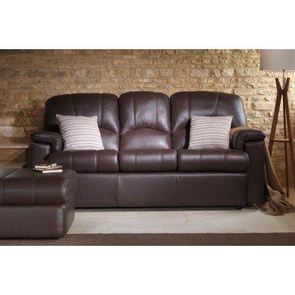 G Plan Chloe Leather 3 Seater Sofa