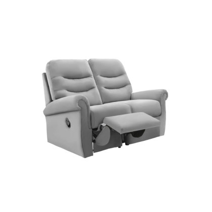 G Plan Holmes Leather 2 Seater Sofa