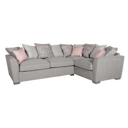 Fantasy L Shape Medium Corner Sofa With Scatter Back
