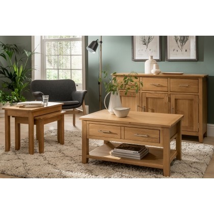Chester Oak Nest Of Tables Chester Oak Nest Of Tables