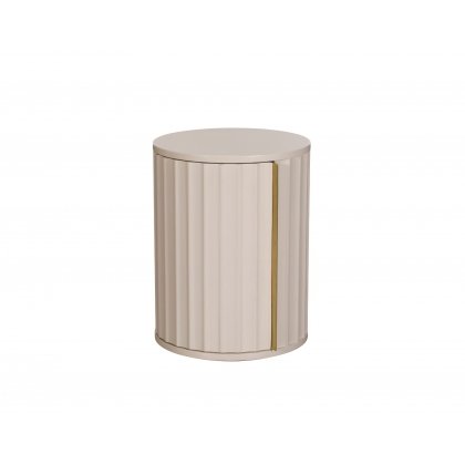 Lily Painted Mahogany Bedside (Left)