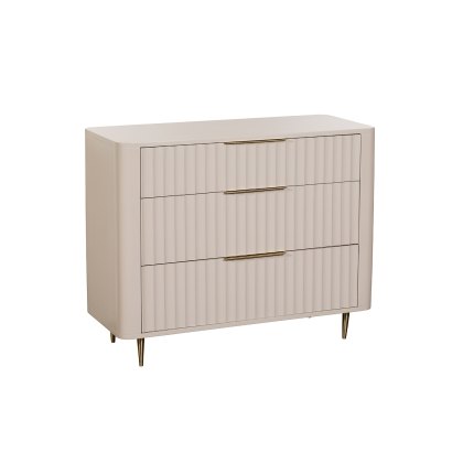 Lily Painted Mahogany 3 Drawer Chest of Drawers Lily Painted Mahogany 3 Drawer Chest of Drawers