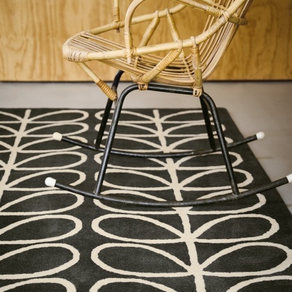 Orla Kiely Linear Stem Slate Rug Orla Kiely Linear Stem Slate Rug