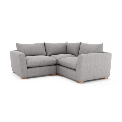 Metz Small 3 Seater Sectional Corner Sofa