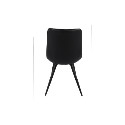 Caira Set of 6 Upholstered Dining Chairs in Grey