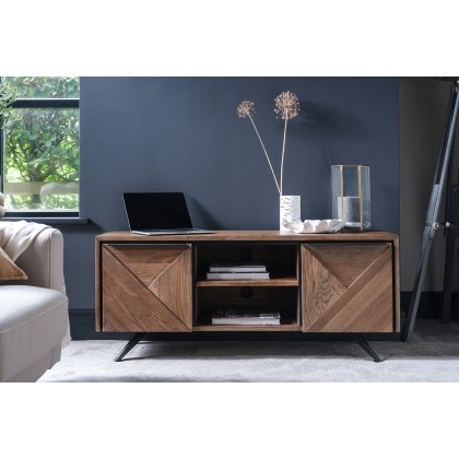 Hudson Solid Oak TV Unit