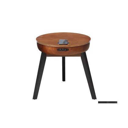 San Francisco Smart Lamp Table - Walnut