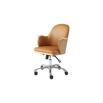 San Francisco Executive Chair - Oak/Tan
