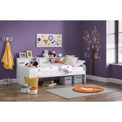Gru Pure White Childrens Day Bed Gru Pure White Childrens Day Bed