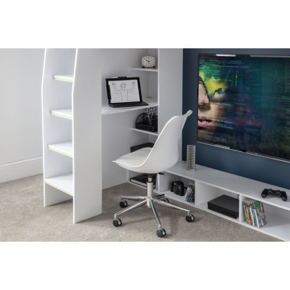 Newham Childrens Gaming Bunk Bed with Desk