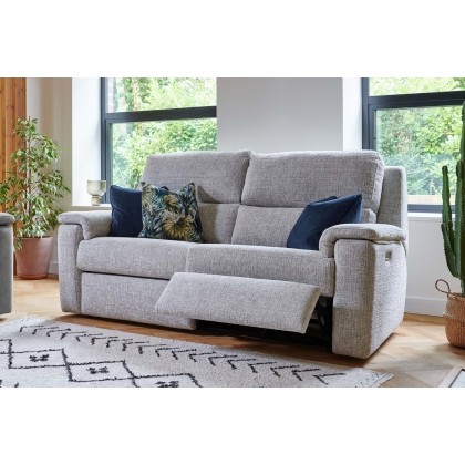 G Plan Harper Fabric Lumbar Recliner Large Sofa