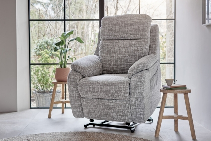 G Plan Kingsbury Fabric Elevate Standard Chair With Dual Motor