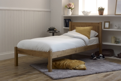 Capri Wooden Pine Slatted Bed Frame