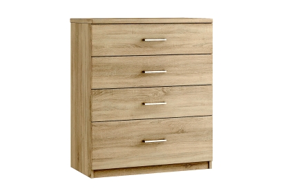 Malena 4 Drawer Chest of Drawers with Deep Drawer