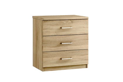 Malena 3 Drawer Midi Chest of Drawers