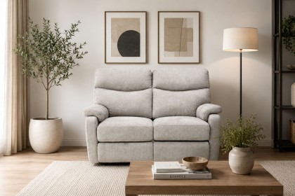 Monet Fabric 2 Seater Recliner Sofa