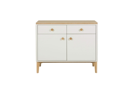 Vida Living Marlow Small Sideboard in Cashmere Oak and Taupe