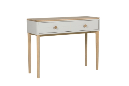 Vida Living Marlow Console Table in Cashmere Oak and Taupe