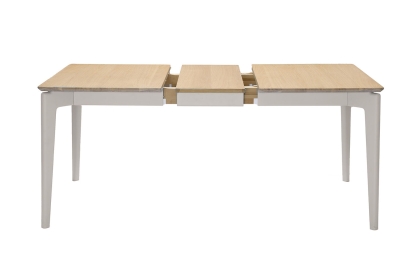 Vida Living Marlow Ext 160-200cm Dining Table in Cashmere Oak and Taupe