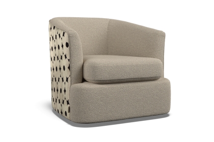 Orla Kiely Callan Accent Swivel Chair