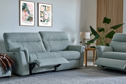 Helston Lumbar Support Reclining 3 Seater Sofa