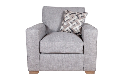 Cairo Fabric Standard Back Arm Chair
