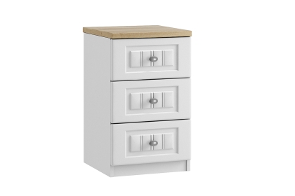 Panorama 3 Drawer Bedside Table Panorama 3 Drawer Bedside Table