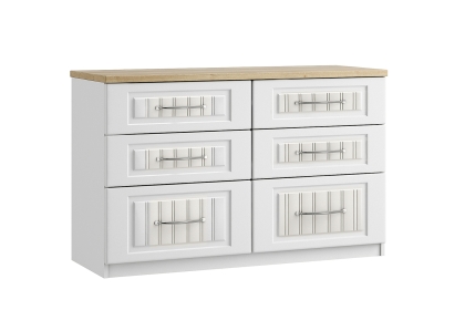 Panorama 6 Drawer Twin Chest of Drawers