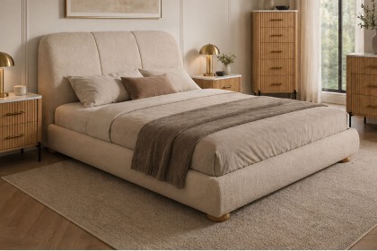 Reed Chunky Boucle Bedframe