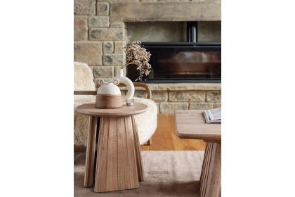 CLEARANCE - Tivoli Reclaimed Wood Lamp Table CLEARANCE - Tivoli Reclaimed Wood Lamp Table