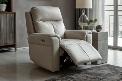 Ross Leather Electric Recliner Chair
