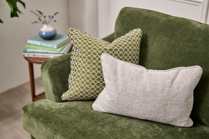 Hampton Velvet Upholstered 3 Seater Chaise Sofa