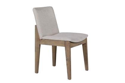 Feltz Smoked Oak and Fabric Dining Chairs in Natural