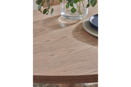 Feltz Smoked Oak 190cm Oval Dining Table Set with 6 Chairs Feltz Smoked Oak 190cm Oval Dining Table Set with 6 Chairs