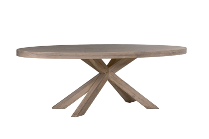 Feltz Smoked Oak 235cm Oval Dining Table Set with 6 Chairs Feltz Smoked Oak 235cm Oval Dining Table Set with 6 Chairs
