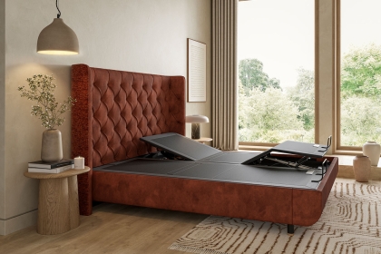 TEMPUR® Arc Ergo Smart Base Bed Frame with Luxury Headboard TEMPUR® Arc Ergo Smart Base Bed Frame with Luxury Headboard