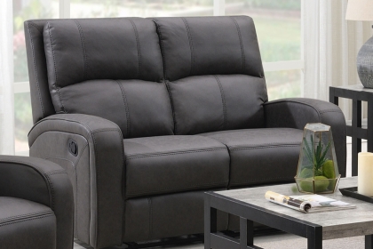 Silva Soft Touch Fabric Recliner 2 Seater Sofa