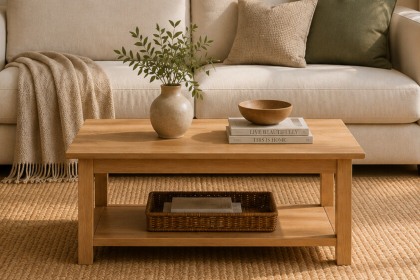 Devon 100% Solid Oak Coffee Table