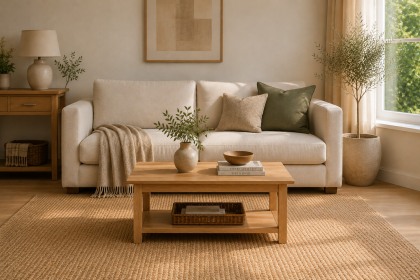 Devon 100% Solid Oak Coffee Table