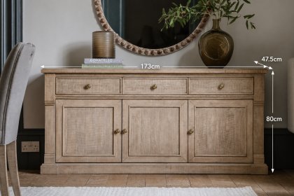 Gallery Direct Vancouver Rustic Pine Large Sideboard