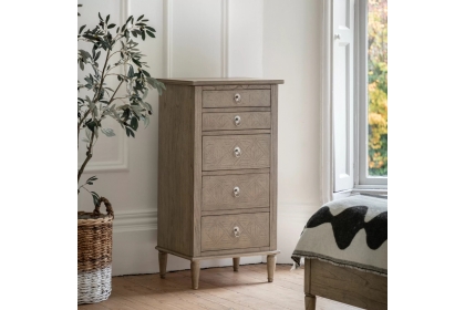 Gallery Direct Rustique French Colonial 5 Drawer Lingerie Chest of Drawers Gallery Direct Rustique French Colonial 5 Drawer Lingerie Chest of Drawers