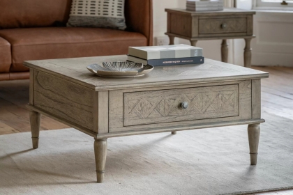 Gallery Direct Rustique French Colonial 2 Drawer Coffee Table Gallery Direct Rustique French Colonial 2 Drawer Coffee Table