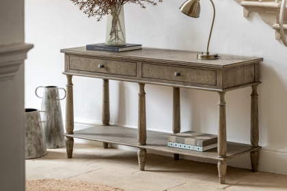 Gallery Direct Rustique French Colonial Console Table